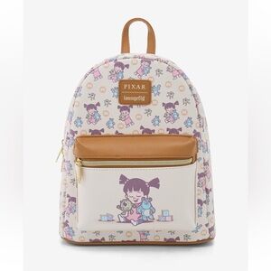 Pixar Loungefly monsters inc boo dolls mini backpack